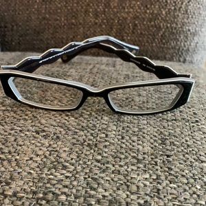 NEW FYSH neutral gray eyeglass with demo lenses